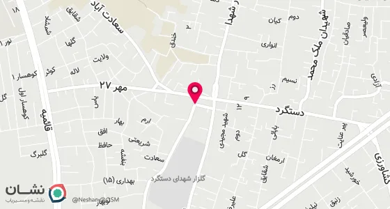 نقشه موقعیت تقریبی دفتر: اصفهان بلوار کشاورز جنب کلینیک آتیه دستگرد زیر زمین بانک قرض الحسنه مهر