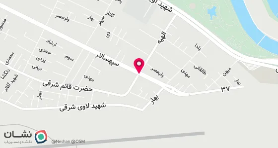 نقشه موقعیت تقریبی دفتر: اصفهان خیابان سجاد خیابان قائم کوچه جنب بیمارستان حجتیه