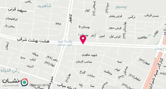 نقشه موقعیت تقریبی دفتر: اصفهان چهار راه حمزه اصفهانی ابتدای خیابان هشت بهشت شرقی به سمت چهار راه پیروزی بن بست 25 پلاک 660