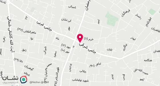 نقشه موقعیت تقریبی دفتر: اصفهان – خیابان هشت بهشت شرقی - خیابان لاهور - بعد از خ بی سیم شرقی - نبش کوچه 59