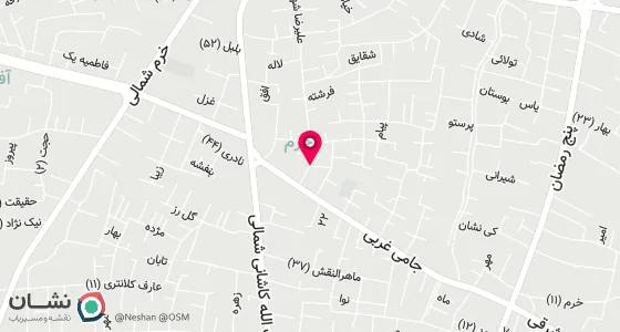 نقشه موقعیت تقریبی دفتر: اصفهان خیابان توحید جنوبی روبه روی خیابان شهید موحدی نیا پلاک 63