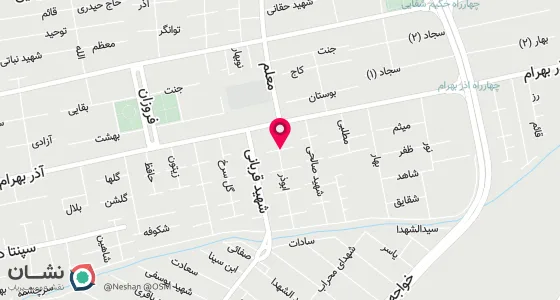 نقشه موقعیت تقریبی دفتر: خیابان آتشگاه-خیابان نبوی-روبروی آزمایشگاه گل یاس