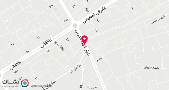 نقشه موقعیت تقریبی دفتر: خمینی شهر میدان شهدا ابتدای خیابان مدرس کوچه دوم دست راست کوچه 23 شهید شایانفر