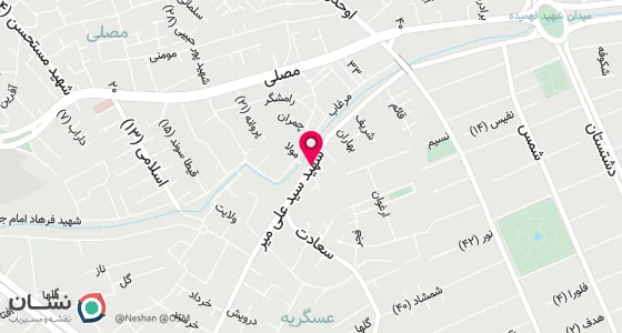 نقشه موقعیت تقریبی دفتر: اصفهان-خیابان کاوه-بعد از میدان فاطمی به سمت چمران-نبش کوچه پوستین دوز-جنب چاپ فرید