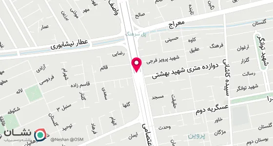 نقشه موقعیت تقریبی دفتر: اصفهان-خیابان جی-خیابان پروین-پل سرهنگ-بعداز درمانگاه رضوی