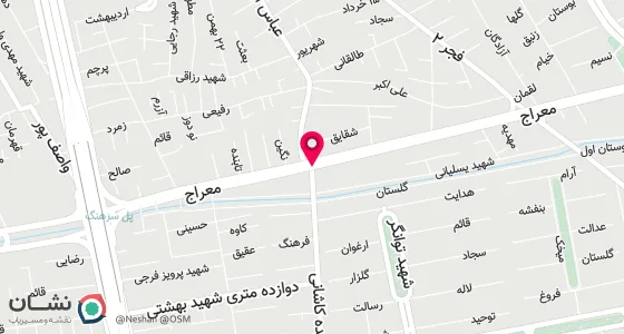 نقشه موقعیت تقریبی دفتر: اصفهان پل سرهنگ خ معراج روبروی خ سپیده کاشانی جنب قرض الحسنه مالک اشتر