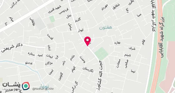 نقشه موقعیت تقریبی دفتر: اصفهان خیابان فروغی - مقابل مسجد پناهی و مدرسه ی صفاکار
