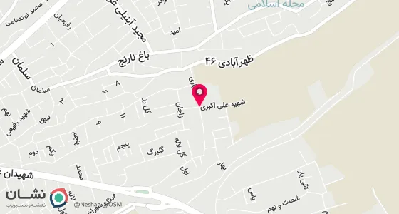 نقشه موقعیت تقریبی دفتر: اصفهان ک. شهید علی شهبازی ک. 1 پ 19 - تلفن 33358164