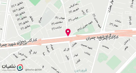 نقشه موقعیت تقریبی دفتر: اصفهان اتوبان شهید چمران خیابان محمد طاهر خ شهید قربانی پ85