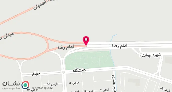 نقشه موقعیت تقریبی دفتر: استان اصفهان- شهر کوهپایه -میدان امام -کوچه شهید صدری منزل شخصی ملاخلیلی