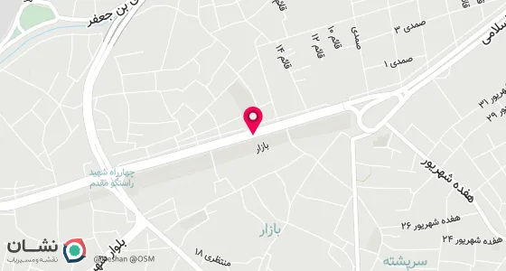نقشه موقعیت تقریبی دفتر: بیرجند نبش جمهوری 8/4 پ253