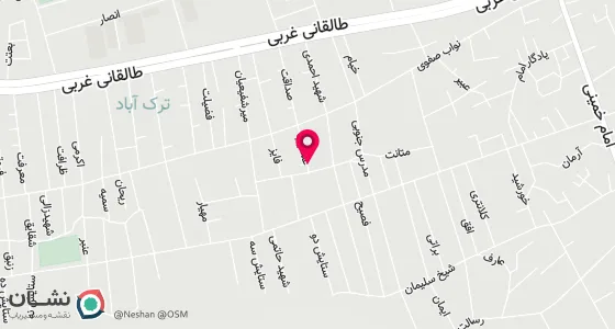 نقشه موقعیت تقریبی دفتر: داران-خ شهید نواب صفوی -نبش کوچه عندلیب-پلاک 31 طبقه همکف