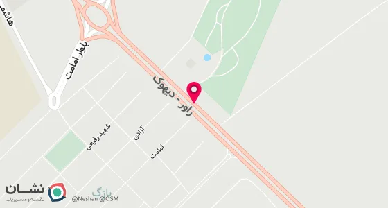 نقشه موقعیت تقریبی دفتر: طبس دیهوک شهرک علوی خیابان مالک اشتر