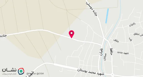 نقشه موقعیت تقریبی دفتر: میمه وزوان بلوار جانبازان ده متری ششم