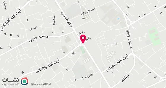 نقشه موقعیت تقریبی دفتر: خیابان امام خمینی روروی دبیرستان امام خمنی