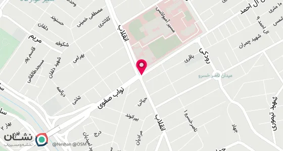 نقشه موقعیت تقریبی دفتر: خرم آباد - خیابان انقلاب - روبروی بیمارستان عشایر
