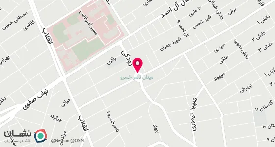 نقشه موقعیت تقریبی دفتر: خرم آباد روبروی خیابان ناصر خسرو اول مطهری کوچه یاسمن پلاک 11
