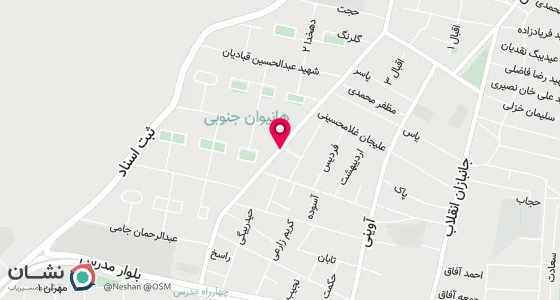 نقشه موقعیت تقریبی دفتر: ایلام هانیوان خ بلال حبشی