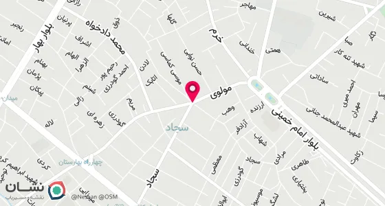 نقشه موقعیت تقریبی دفتر: میدان توحید خ مولوی نرسیده به مسجد سجاد جنب بانک صادرات پ 343