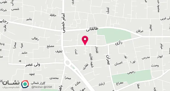 نقشه موقعیت تقریبی دفتر: خیابان رازی انتهای کوچه شهیدابراهیمی منزل آخرسمت راست