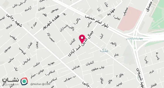 نقشه موقعیت تقریبی دفتر: خ ایت الله غفاری - رو به رو بانک مهر