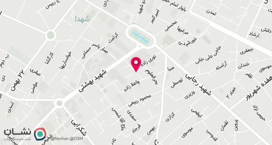نقشه موقعیت تقریبی دفتر: اراک- خیابان امام پشت کانون بسیج پشت هنرستان فنی مطهره