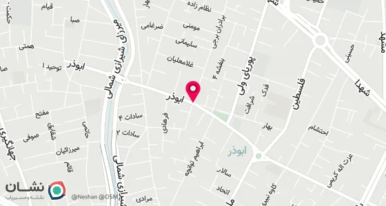 نقشه موقعیت تقریبی دفتر: اراک-خیابان ابوذر - کوچه برادران برجی - اولین کوچه سمت راست