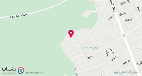 نقشه موقعیت تقریبی دفتر: نهاوند خیابان آزادگان کوچه جنب پاساژ حاجیان