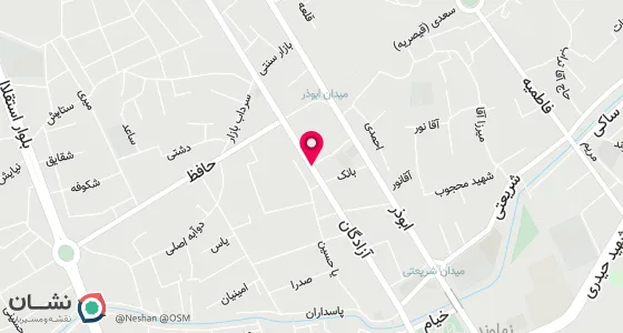 نقشه موقعیت تقریبی دفتر: چهارراه آزادگان روبروی کوچه زینبیه
