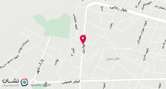 نقشه موقعیت تقریبی دفتر: هرسین خیابان شهید واحدی طبقه فوقانی چاپخانه سلطانی