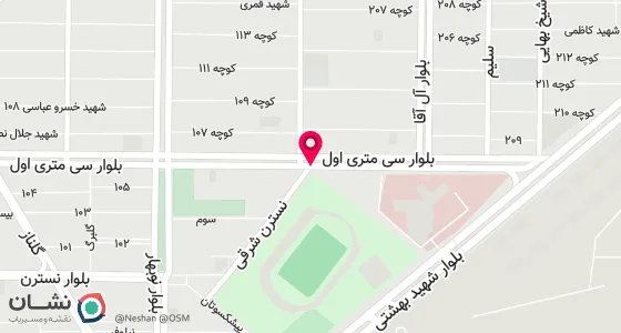 نقشه موقعیت تقریبی دفتر: کرمانشاه-30 متری ارشاد شرقی پلاک 124