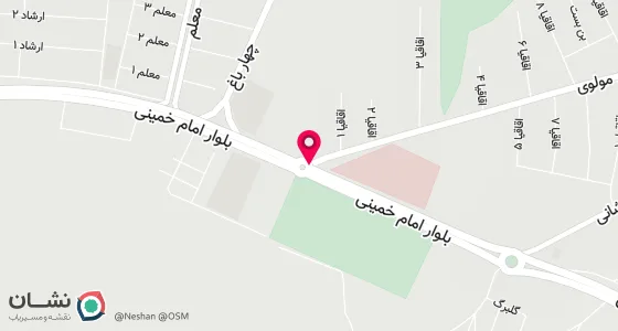 نقشه موقعیت تقریبی دفتر: صحنه –خ مولوی –روبروی کوچه ثبت احوال