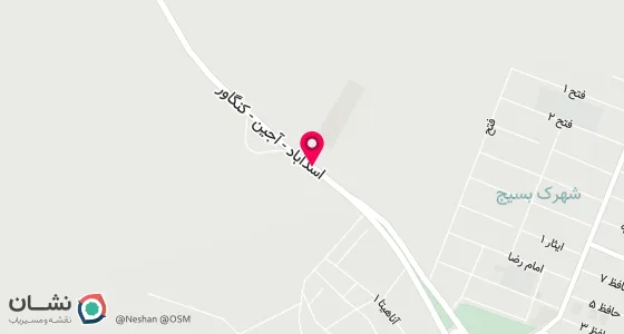 نقشه موقعیت تقریبی دفتر: کنگاور.خیابان شهدا پاساژ عدالت طبقه دوم