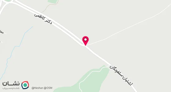 نقشه موقعیت تقریبی دفتر: استان مرکزی- شهرستان آشتیان -خیابان استقلال -دفتر خانه ازدواج