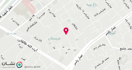 نقشه موقعیت تقریبی دفتر: خ 19 دی ک 3 ک 2 پ 28 3546
