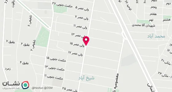 نقشه موقعیت تقریبی دفتر: نیروگاه ، شیخ اباد، چهارراه معصومیه نبش 20متری معصومیه شمالی ، پلاک 96 طبقه زیر زمین