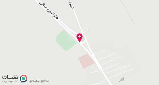 نقشه موقعیت تقریبی دفتر: کمیجان روبه روی پمپ بنزین