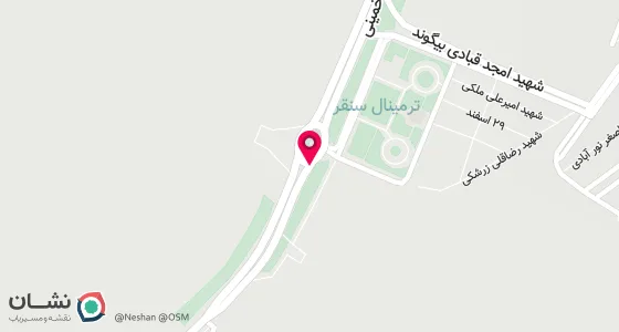 نقشه موقعیت تقریبی دفتر: سنقر خیابان شهید بهشتی بالاتر از بانک ملت