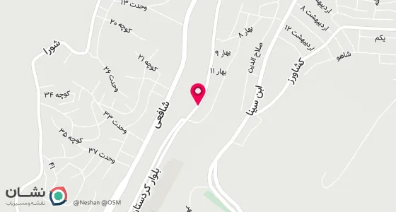 نقشه موقعیت تقریبی دفتر: جوانرود خیابان طالقانی دفترخانه ازدواج 109