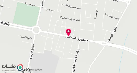 نقشه موقعیت تقریبی دفتر: خراسان رضوی شهرستان رشتخوار خیابان جمهوری اسلامی پلاک 103