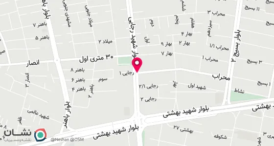 نقشه موقعیت تقریبی دفتر: ساوه خیابان بهزیستی نبش رجایی 4