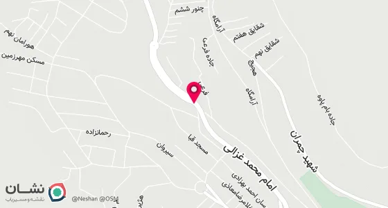 نقشه موقعیت تقریبی دفتر: کرمانشاه -- پاوه -- جنب فرمانداری -- طبقه سوم مدرسه علوم دینی امام محمد غزالی