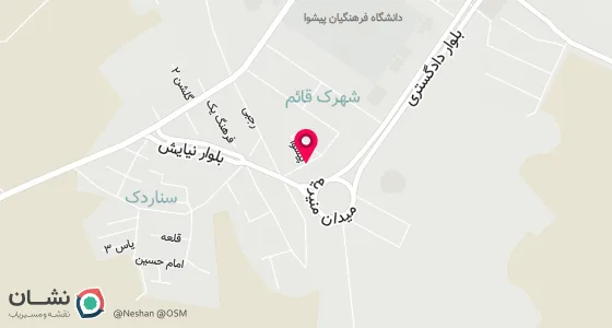 نقشه موقعیت تقریبی دفتر: پیشوا ، خیابان شریعتی.مقابل بانک کشاورزی.پ173