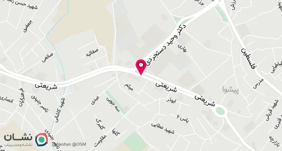 نقشه موقعیت تقریبی دفتر: پیشوا-خیابان شریعتی-روبروی شهرداری