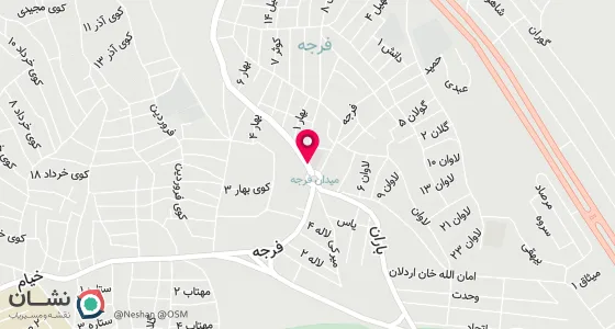 نقشه موقعیت تقریبی دفتر: سنندج شهرک سعدی مسجد خالد بن ولید