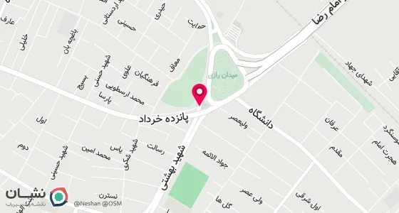 نقشه موقعیت تقریبی دفتر: خ شهید بهشتی مقابل مسجدجامع پلاک 14