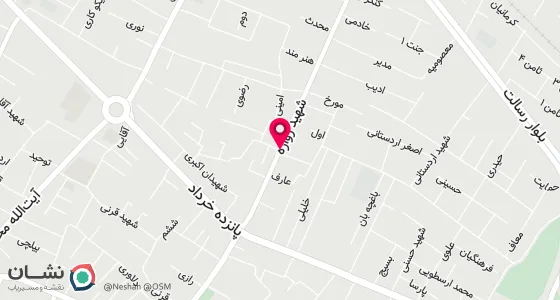 نقشه موقعیت تقریبی دفتر: ورامین خ شهید زواره جنب کوچه مسجد پ32