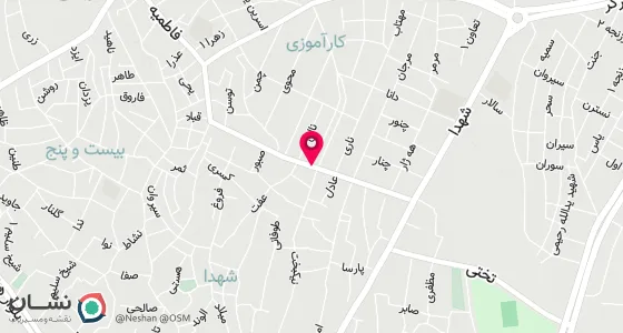 نقشه موقعیت تقریبی دفتر: سنندج خیابان عطار نیشابوری بلوار وفایی پلاک 42