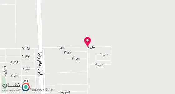 نقشه موقعیت تقریبی دفتر: شهر رزن بلوارامام حمینی(ره)روبروی بانک ملی