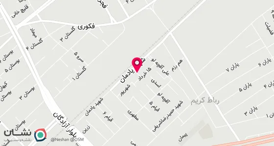 نقشه موقعیت تقریبی دفتر: نسیم شهر ، ضلع شرقی م 7 تیر ، پلاک 469 - طبقه 2- واحد 3